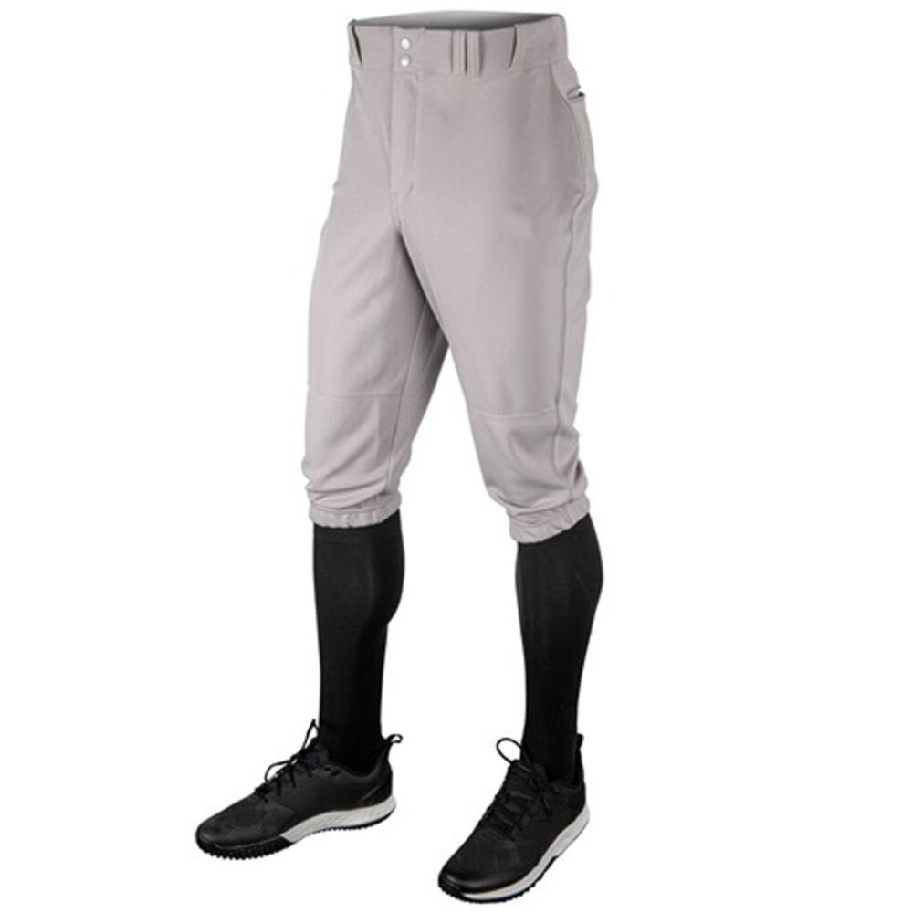 Champro Youth Baseball Knicker Pants - Gray, Size M